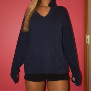 your average navy hoodie